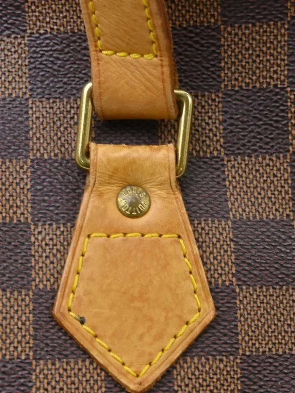 LOUIS VUITTON DAMIER COLOMBINE SHOULDER TOTE BAG